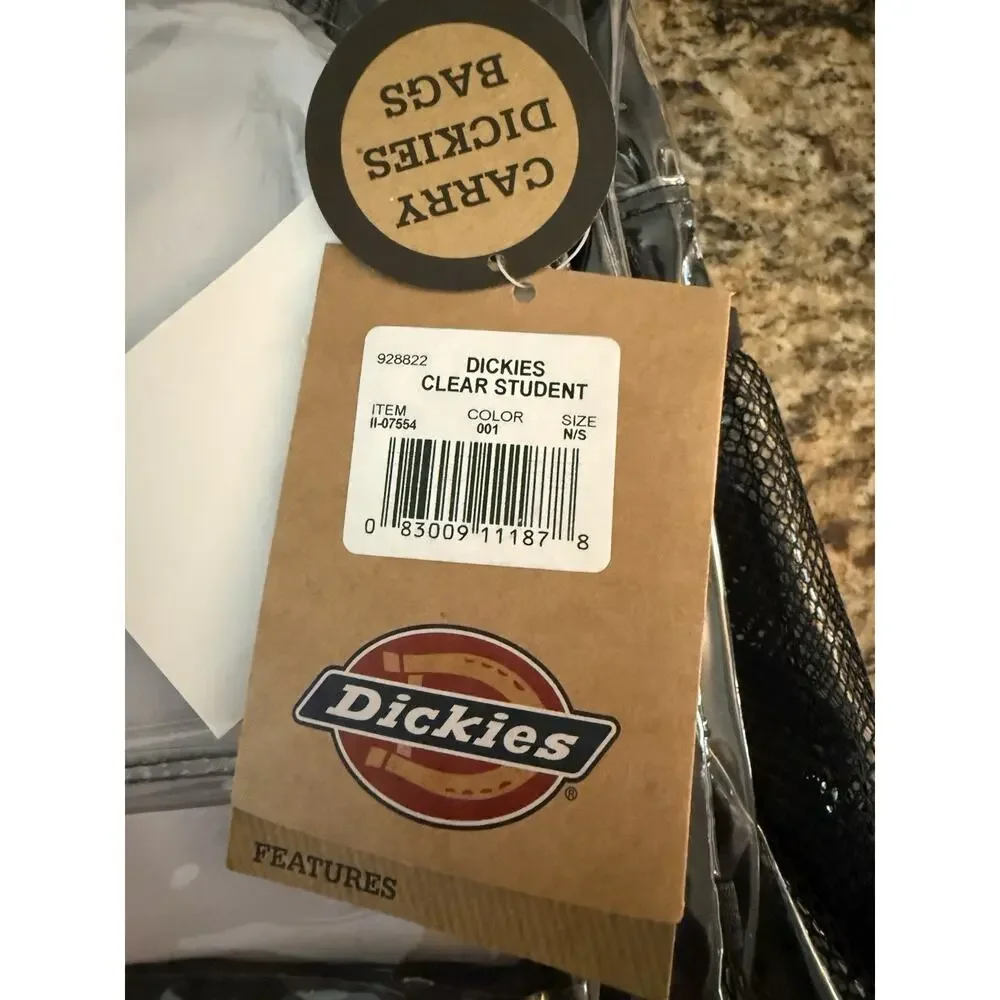 Dickies clear backpack